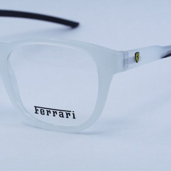 🕶️ New Ferrari Scuderia FZ8006 505 Eyeglasses -  Transparent Grey Frame - Picture 3 of 10